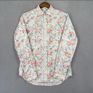 Hartford Floral Button Down Shirt - Pink and Blue